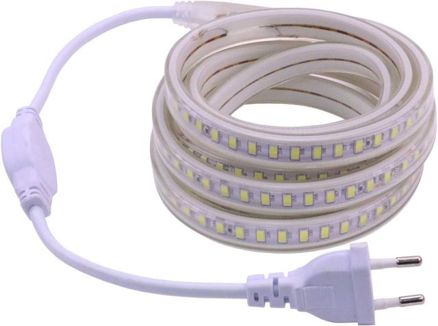 Tiras Luz LED 220V 2M IP67 Impermeable Light Strip