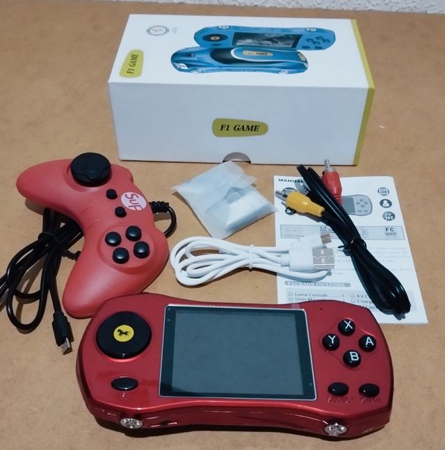 Consola de juegos retro portátil F1 Game