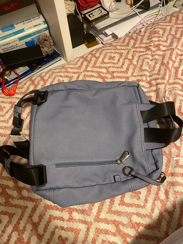 Mochila pequeña azul