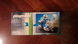 Playmobil moto de policía