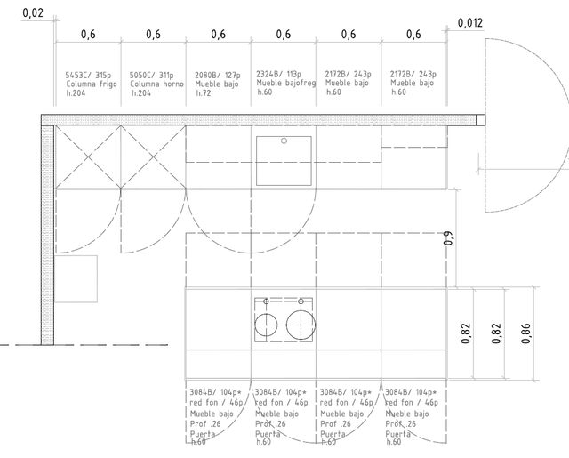 Cocina ARIA de Exposicion