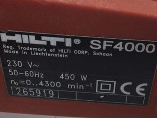 taladro electrico hilti sf 4000