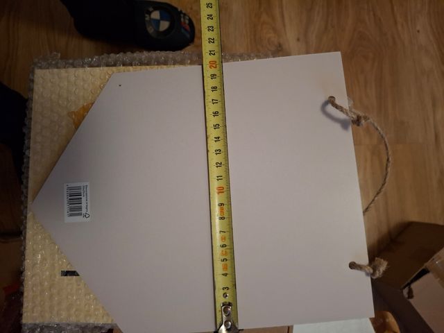 Cartel madera decorativo - Less thinking, more cre