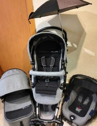 Cochecito bebé completo 3 Piezas con accesorios