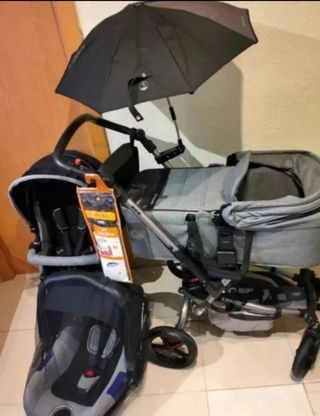 Cochecito bebé completo 3 Piezas con accesorios
