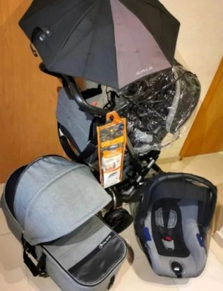 Cochecito bebé completo 3 Piezas con accesorios