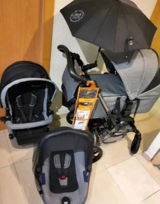 Cochecito bebé completo 3 Piezas con accesorios