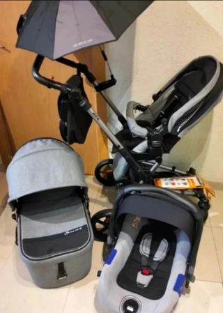 Cochecito bebé completo 3 Piezas con accesorios