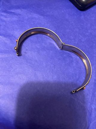 Set Gioielli Vintage Argento Rosso