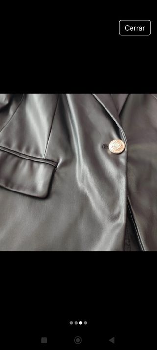 Americana cuero polipiel