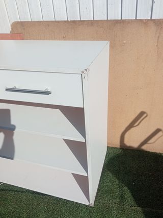 Mostrador tienda blanco 1metro por 50*95