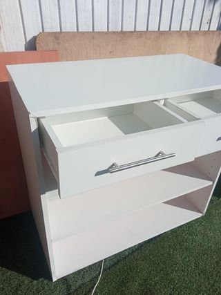 Mostrador tienda blanco 1metro por 50*95