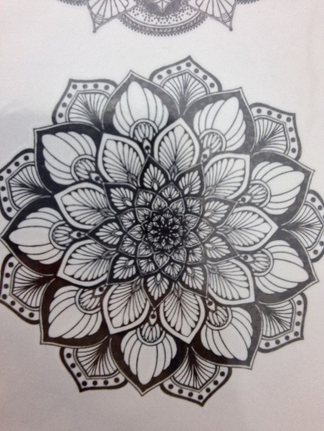 Tatuajes temporales - Mandalas