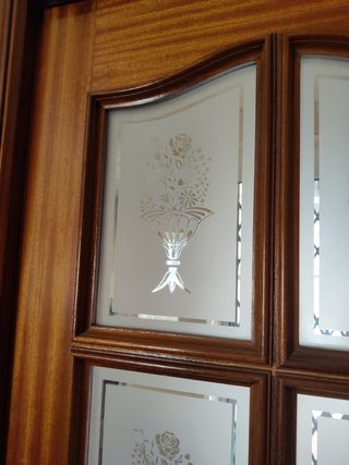 Puerta interior cristalera