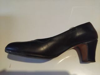 Zapatos baile piel negros 40 flamenco semiprofesio