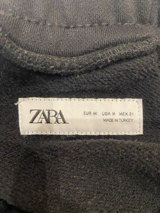 Pantalones chándal Zara negros