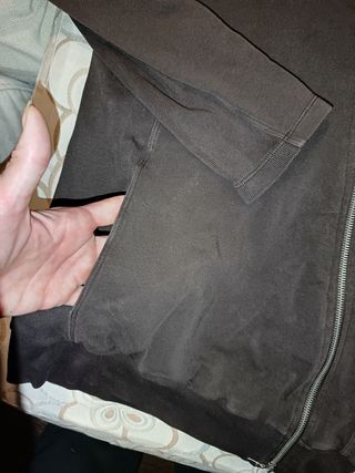 Felpa Deha Marrone con Zip