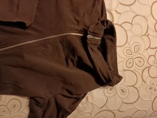 Felpa Deha Marrone con Zip