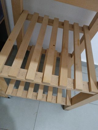 Carrito cocina madera, isla cocina con ruedas