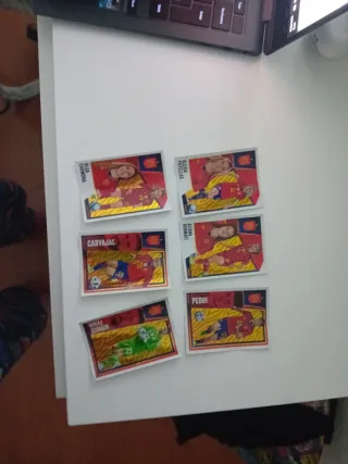 Colección de cromos de la roja