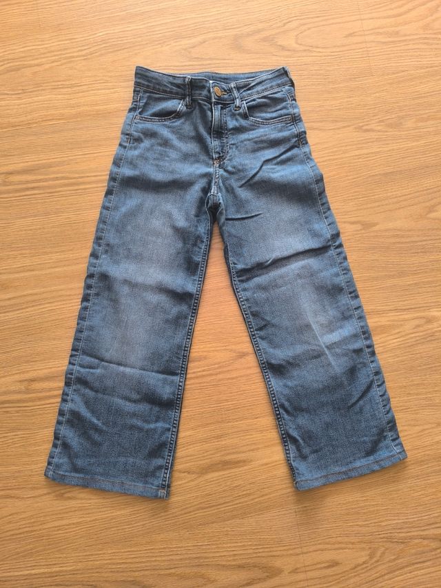 Pantalones vaqueros campana azul talla 134 - 8,9 A