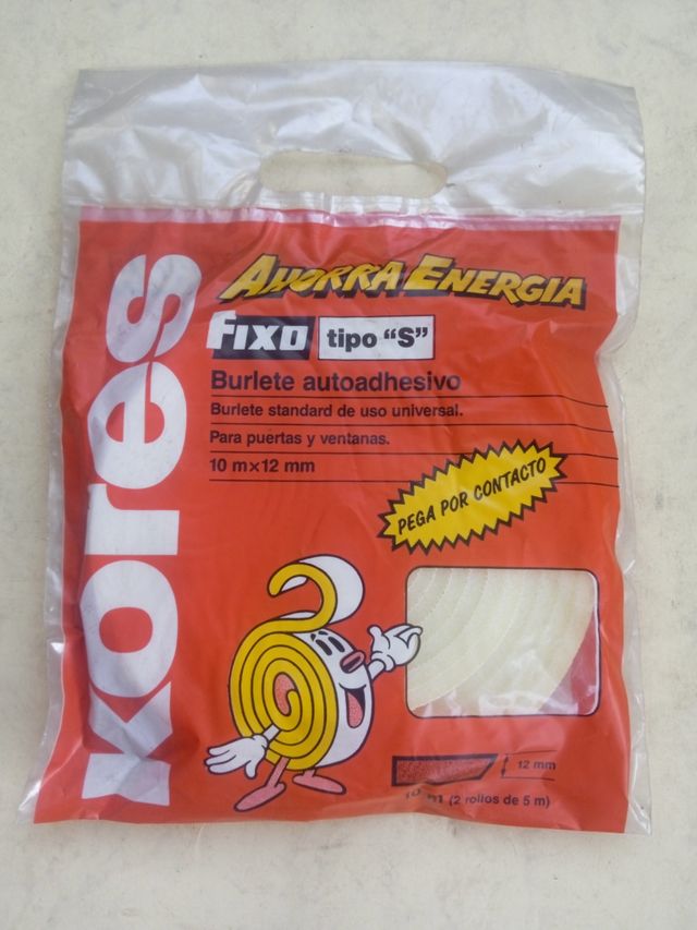 Burlete fixo autoadhesivo kores