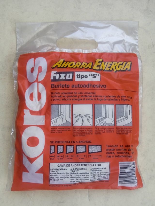 Burlete fixo autoadhesivo kores