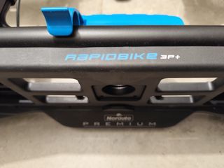 Portabicicletas abatible para bola remolque