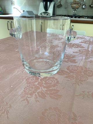 Cestello ghiaccio vetro trasparente