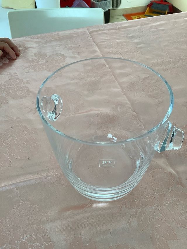 Cestello ghiaccio vetro trasparente