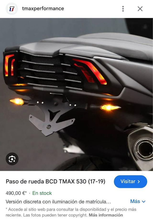 Paso rueda BCD TMAX 530 (17-19)