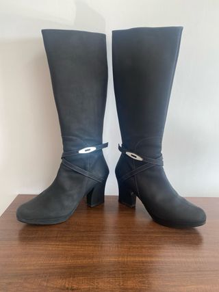 Botas altas negras mujer talla 44