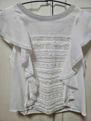 Blusa blanca Desigual
