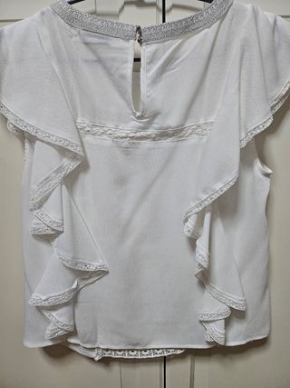 Blusa blanca Desigual