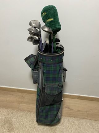 Juego palos golf usados + bolsa