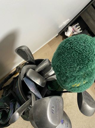 Juego palos golf usados + bolsa