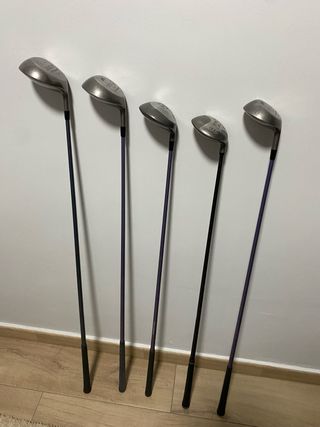 Juego palos golf usados + bolsa