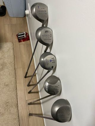 Juego palos golf usados + bolsa