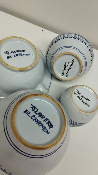 Juego Cerámica Talavera: 5 piezas