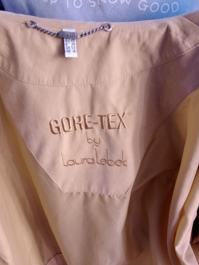 Abrigo Laura Lebek beige talla 7