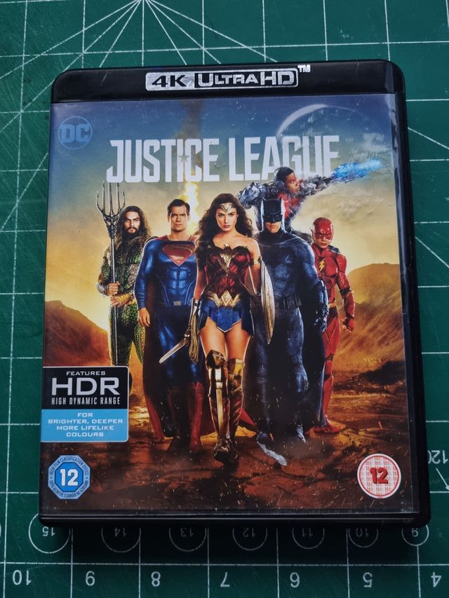 Justice League 4K UltraHD & Blu Ray