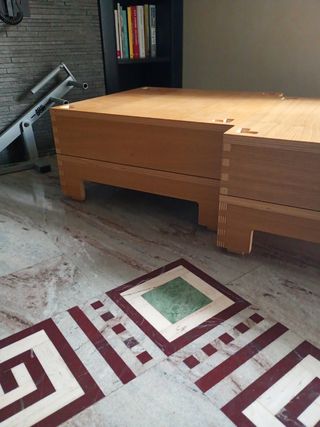 TAVOLINI DA SALOTTO IN LEGNO DI CASTAGNO MULTISTRA