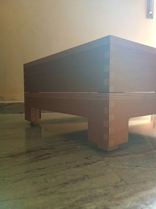 TAVOLINI DA SALOTTO IN LEGNO DI CASTAGNO MULTISTRA