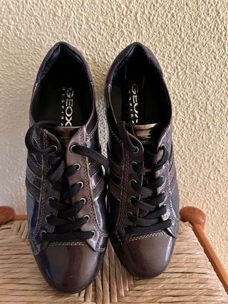 Zapatos Geox mujer - Marrón-Morado