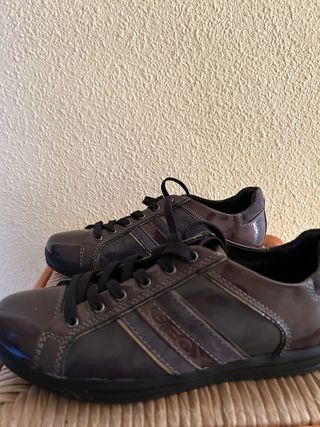 Zapatos Geox mujer - Marrón-Morado