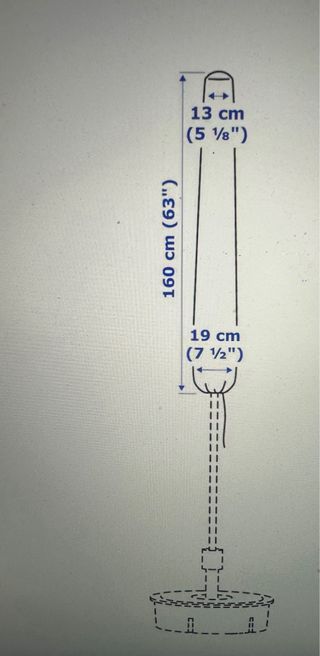 Funda sombrilla Ikea TOSTERÖ 160cm