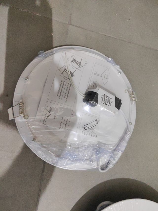 3 Plafones Led 6000k 220v