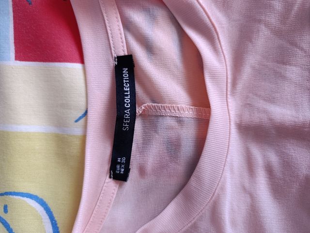 Camiseta rosa Sfera - Talla M