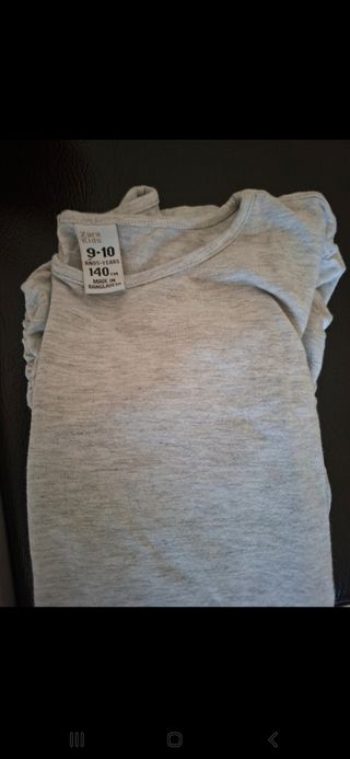 Set 5 magliette maniche lunghe e 1 maglione bimba