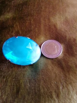 Anillo color turquesa